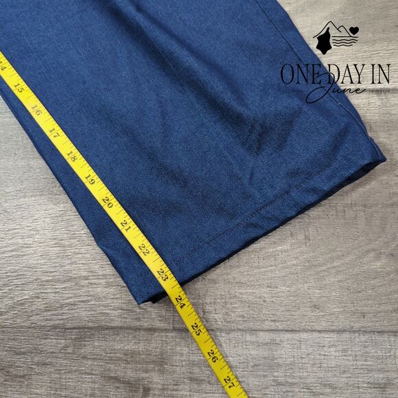 Alfred Dunner Petite Pull On Crop Jeans Size 14P - Picture 5 of 6